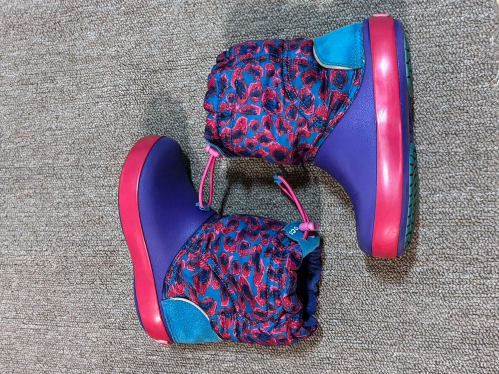 크록스 키즈 패딩부츠 c11--5