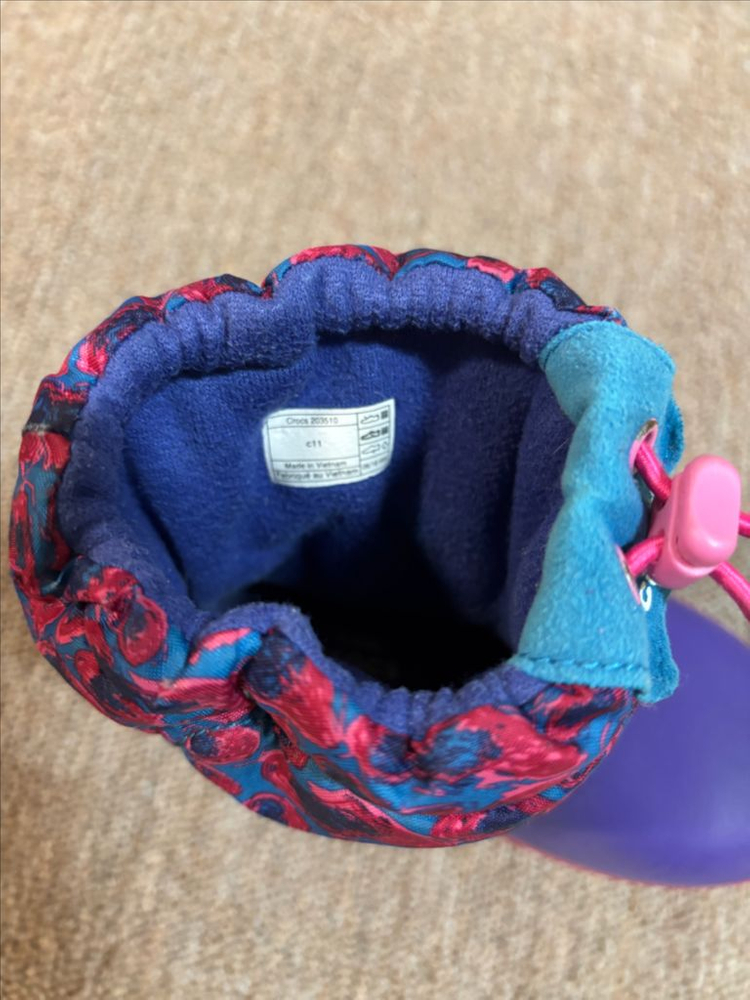 크록스 키즈 패딩부츠 c11--6