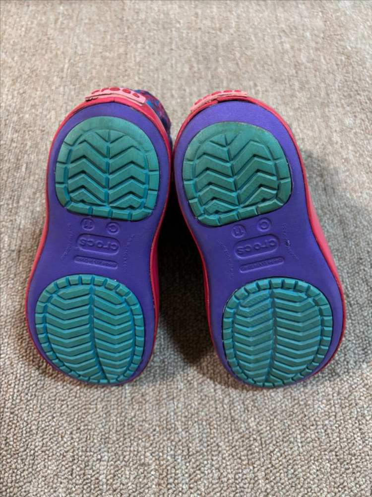 크록스 키즈 패딩부츠 c11--7