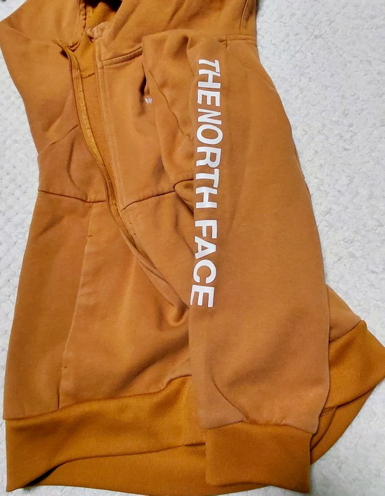 키즈 노스페이스 기모 후드 긴팔집업 140(9~10Y) 이미지