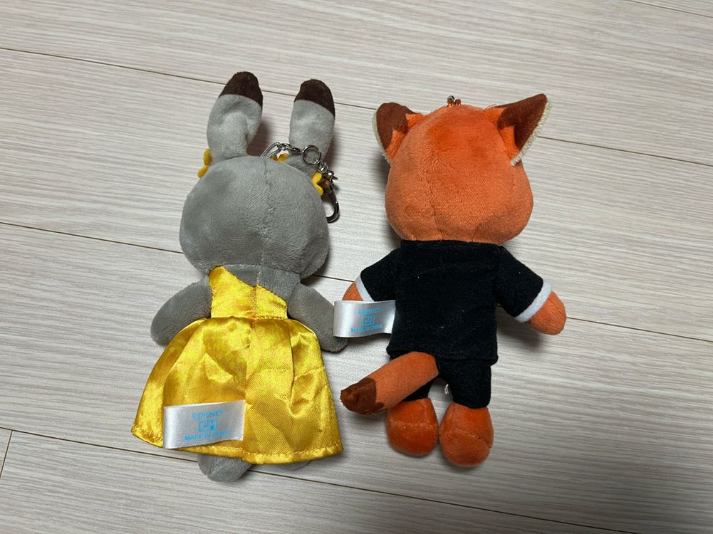 주토피아2 닉엔주디 키링인형--2