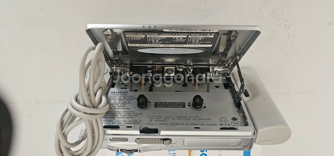 AIWA HS-JXM2000 워크맨 작동품--6