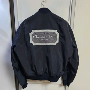 디올 꾸뛰르 자수 봄버 자켓 다크네이비 50사이즈