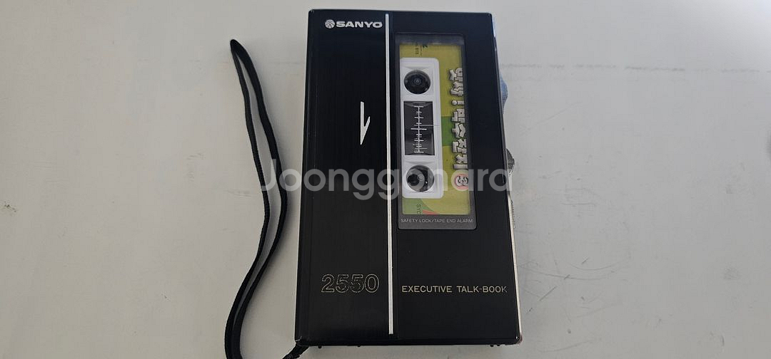 산요 2550 휴대용 보이스 레코더 워크맨 작동품--2