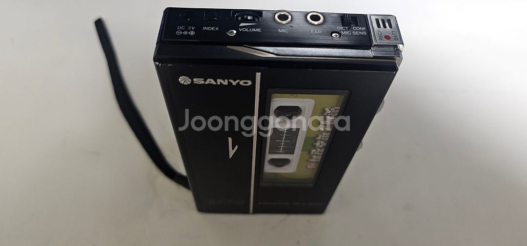 산요 2550 휴대용 보이스 레코더 워크맨 작동품--6