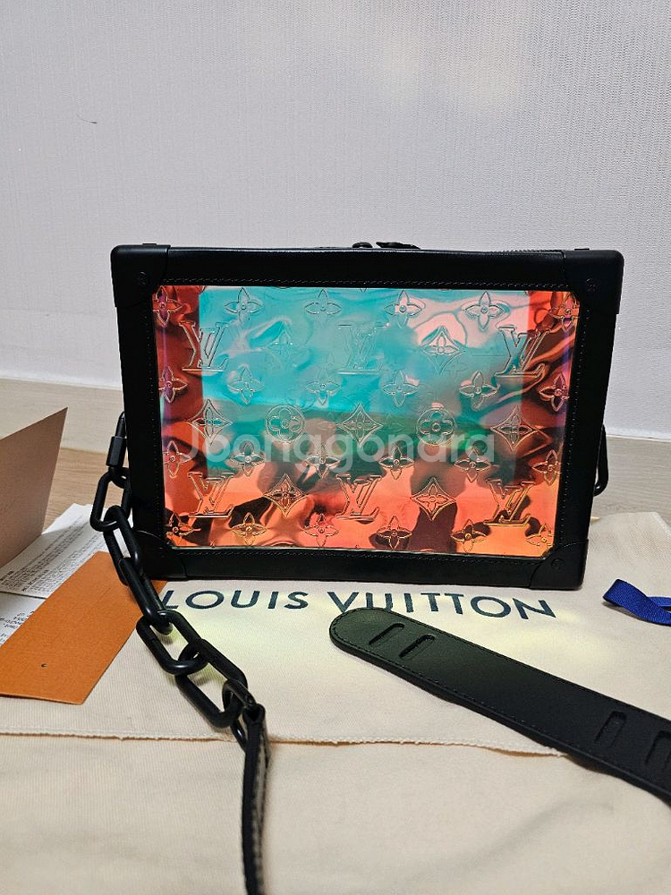 루이비통 모노그램 프리즘 소프트 트렁크 크로스백 버질 (새상품)--3