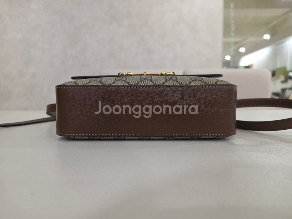 구찌 1955 홀스빗 스몰 숄더백--4