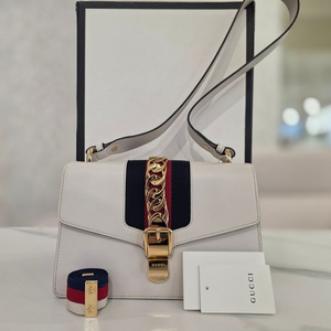 구찌 실비백 화이트 스몰