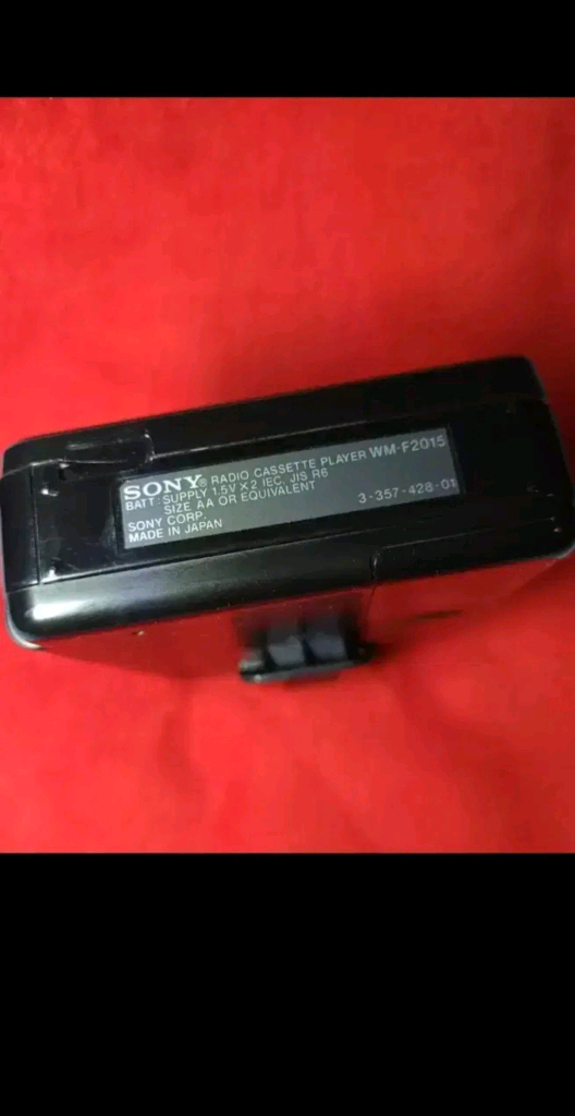 극 민트소니 워크맨 fm/am 라디오 카세트 플레이어 wm-f2015 이미지