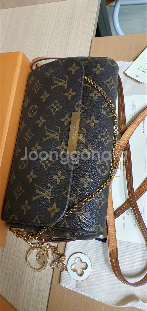 루이비통 페이보릿MM 크로스백 정품A급(영수증O)구찌프라다디올고야드샤넬셀린느보테가생로랑버버리발렌시아가--2