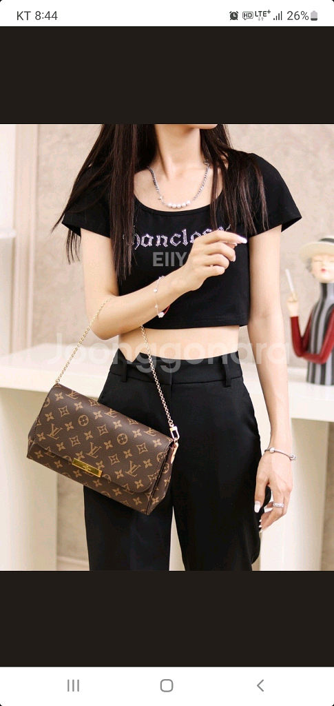 루이비통 페이보릿MM 크로스백 정품A급(영수증O)구찌프라다디올고야드샤넬셀린느보테가생로랑버버리발렌시아가--5