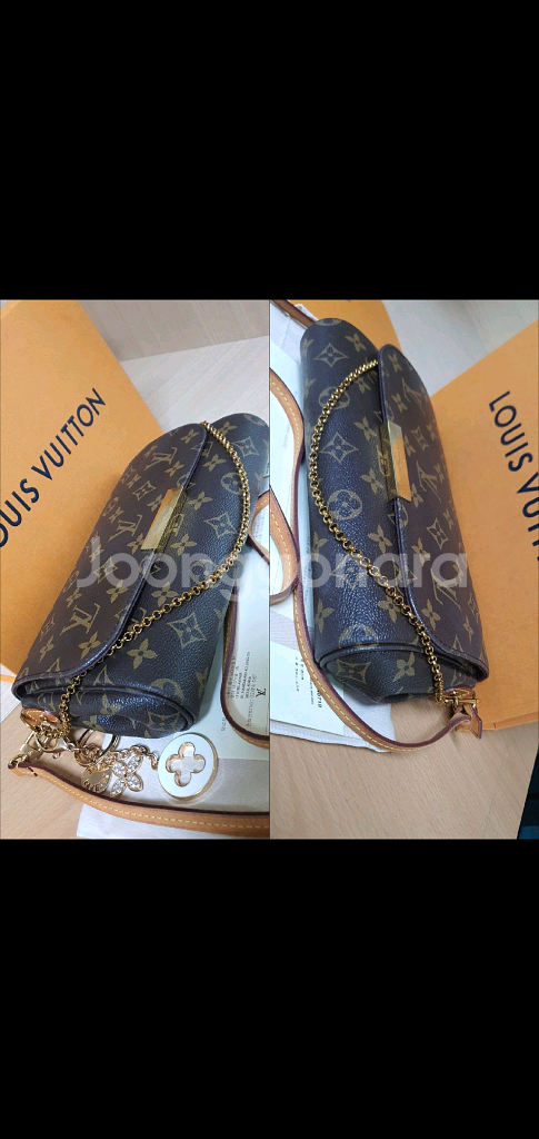 루이비통 페이보릿MM 크로스백 정품A급(영수증O)구찌프라다디올고야드샤넬셀린느보테가생로랑버버리발렌시아가--6