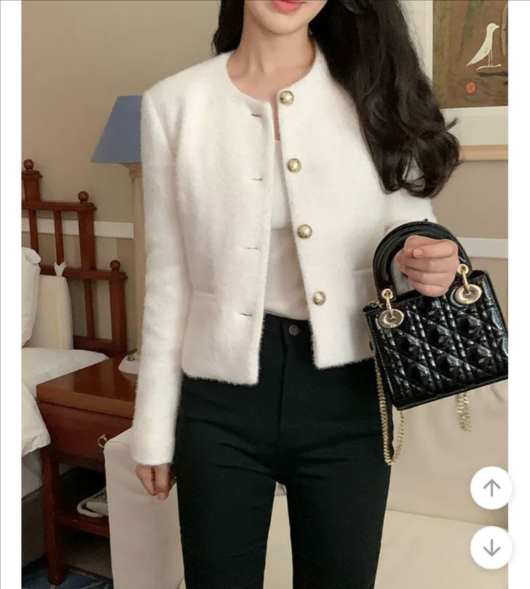 베니토 누빔 트위드 자켓 / 44-66--6