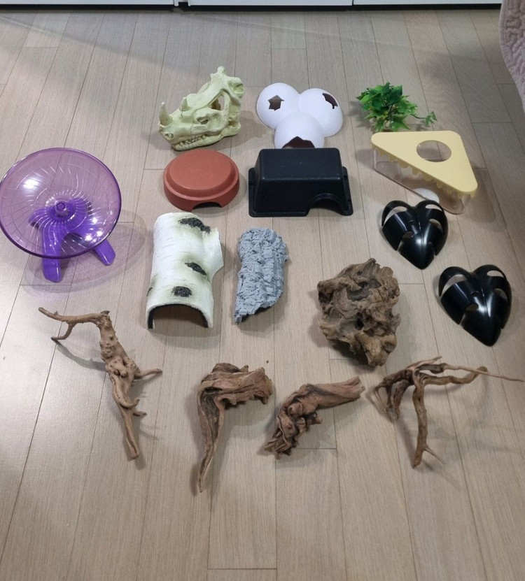 흰색 포맥스 사육장 레오파드용--3