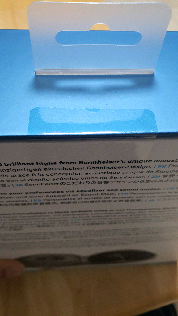 젠하이저 모멘텀4 무선 헤드폰 풀박스 새상품--3