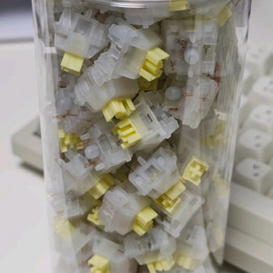 저소음 바나나축 스위치 110pcs