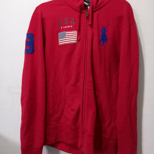 폴로 POLO 빅포니 USA 성조기 후드집업 95/M