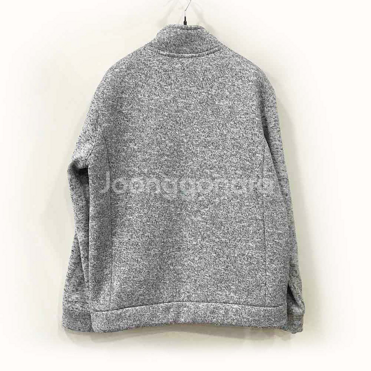 게스 GUESS 공용 멜란지 그레이 양털 뽀그리 플리스 자켓KG4K6401(L)--1