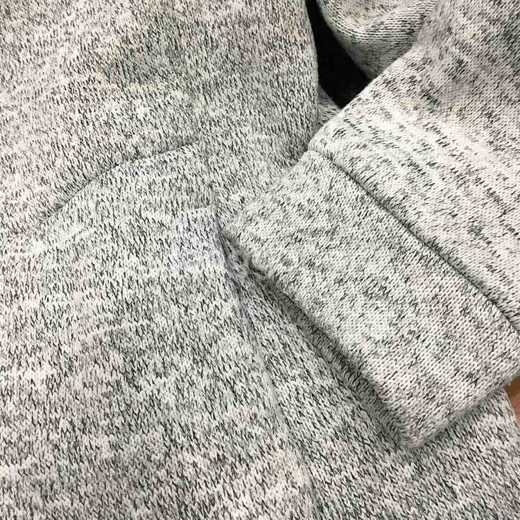 게스 GUESS 공용 멜란지 그레이 양털 뽀그리 플리스 자켓KG4K6401(L)--4