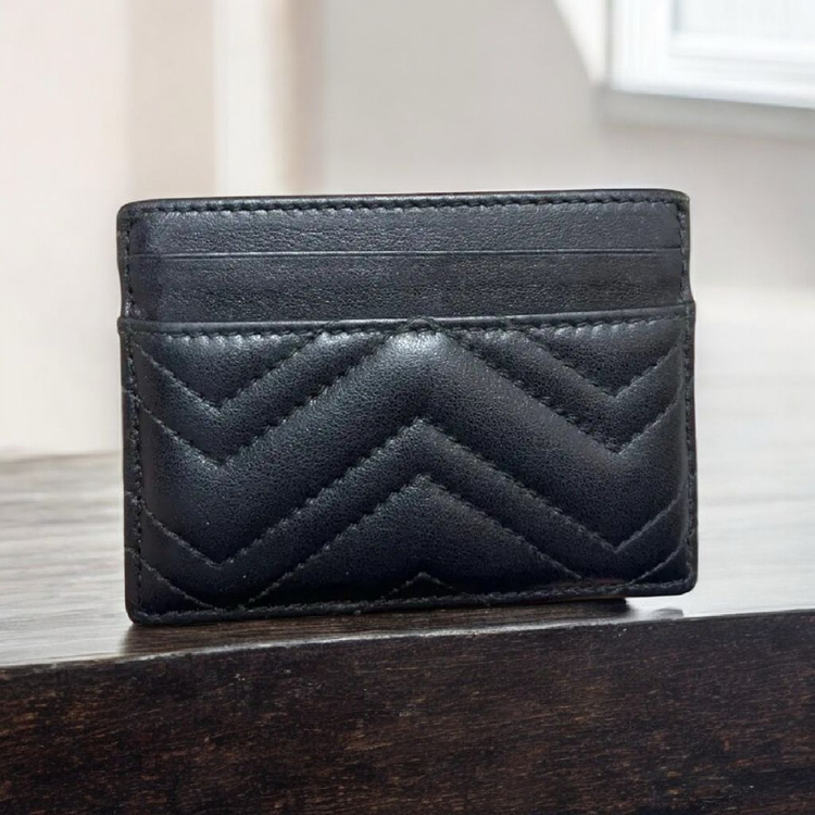 구찌 정품 마몽 마몬트 마틀라세 가죽카드케이스 카드지갑 블랙 팝니다 이미지