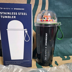 새상품S급]스타벅스 SS 우리가 사랑한 프렌즈 처비 돔 텀블러 473ml