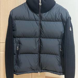 몽클레어 울 구스패딩 블랙