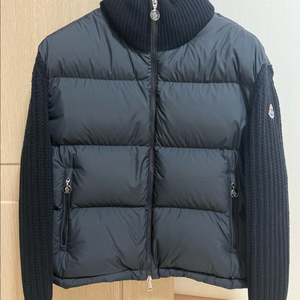 몽클레어 울 구스패딩 블랙