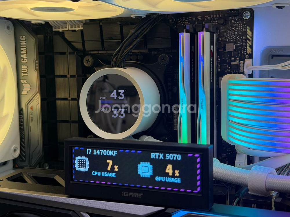 i7-14700KF + RTX 5070 Vulcan + 커세어 LX 팬튜닝 본체 판매--2