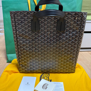 (새상품급) 고야드 볼테르 토트백 블랙 풀구성