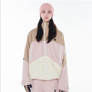2425 돌아우터웨어 보드복 악티보 자켓 베이지 핑크 스노우보드 복 DOLLOUTERWEAR