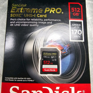 샌디스크 익스트림 프로 SD카드 512GB