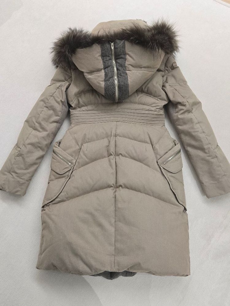 미샤 구스 롱패딩--1