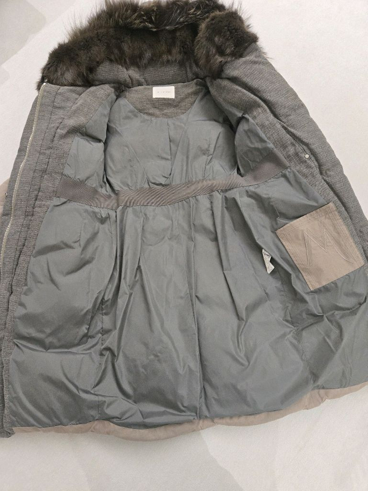 미샤 구스 롱패딩--3