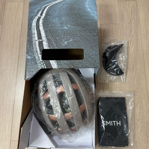 스미스 네트워크 자전거 헬멧 M 매트 터스크 샴페인