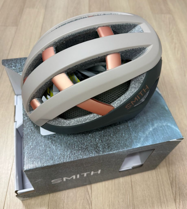 스미스 네트워크 자전거 헬멧 M 매트 터스크 샴페인 이미지