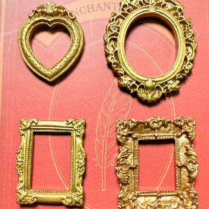 빈티지 탑꾸 장식 미니어처 촬영 소품 액자 프레임