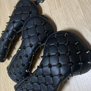 스터드 장식 드라이버커버,우드,유틸 (3개셋트)