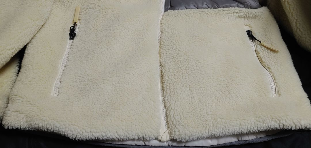 데상트 스위스스키팀 뽀글이 아우터 105 XL--5