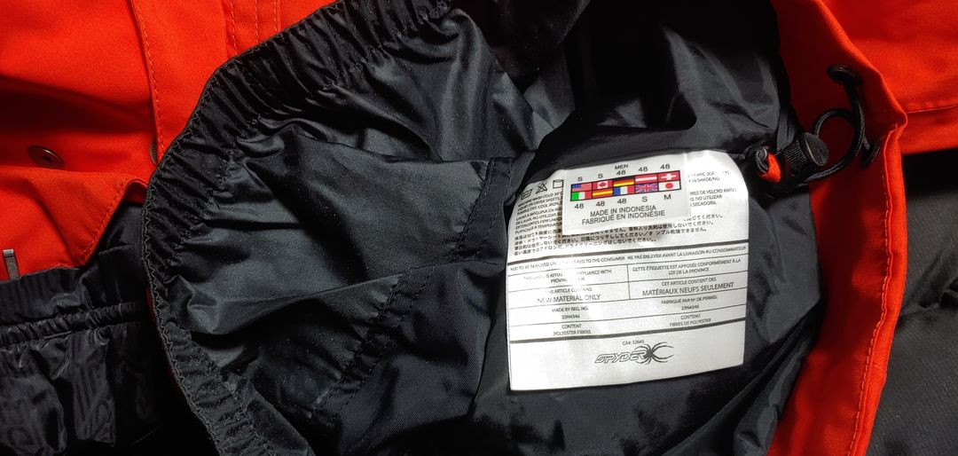 스파이더 스키복 상의 M 95--7