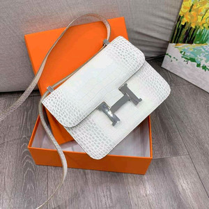 크로코다일 패턴 크로스백(소가죽)