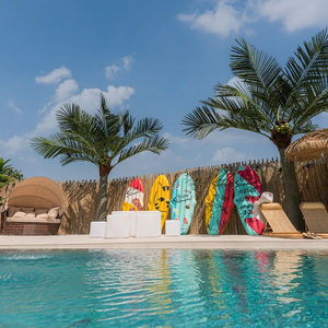 대형 인조 야자나무 조화 맞춤제작 / 전국시공