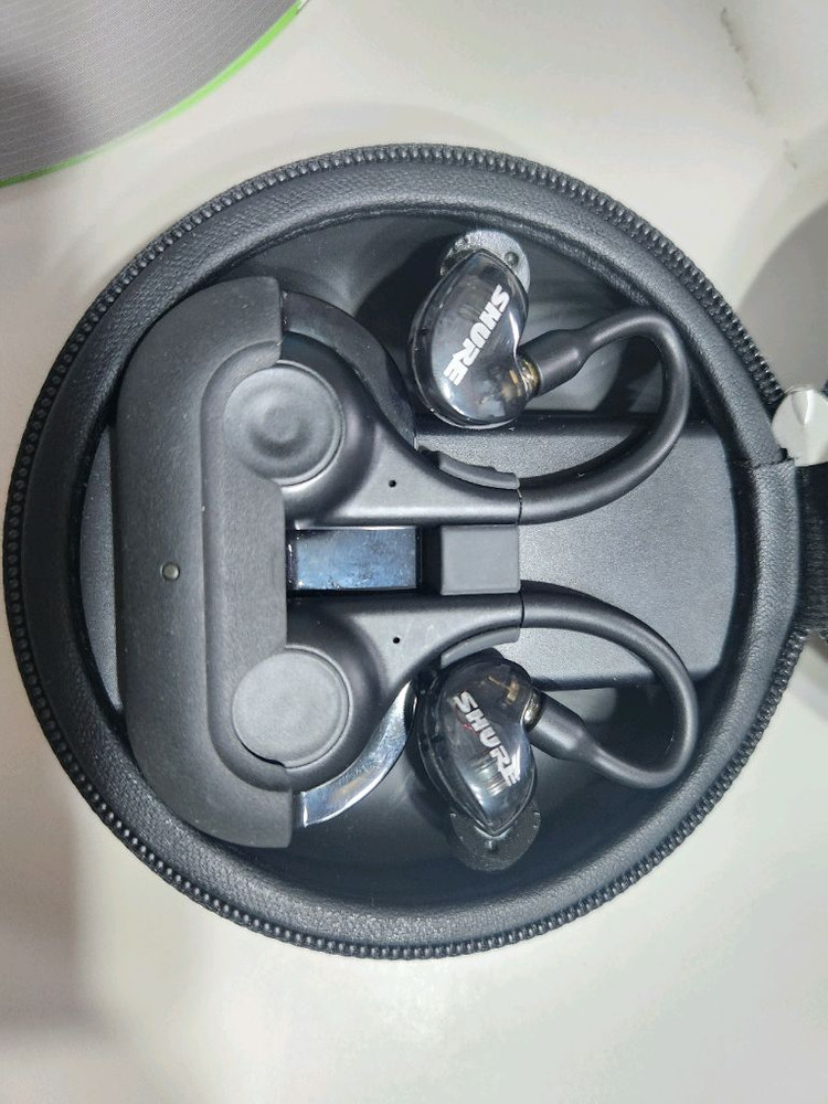 슈어 AONIC tw1 + se215 무선 이어폰(블랙)--3