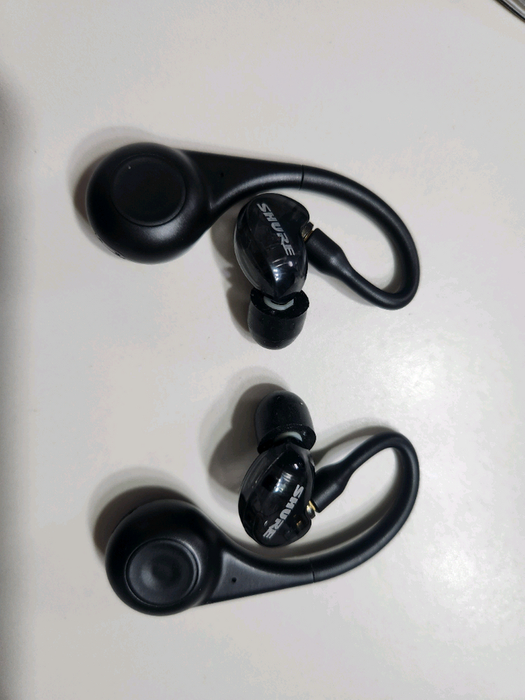 슈어 AONIC tw1 + se215 무선 이어폰(블랙)--4