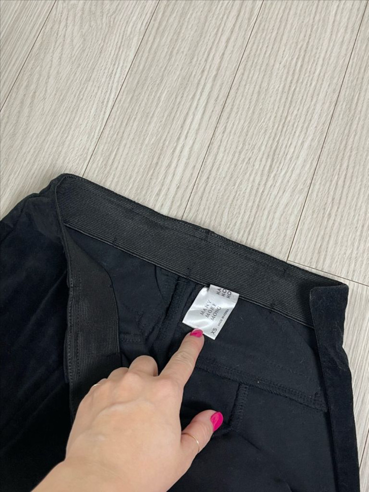 (새상품) 매니모어몽 몽키슬릿 요술팬츠 블랙 이미지