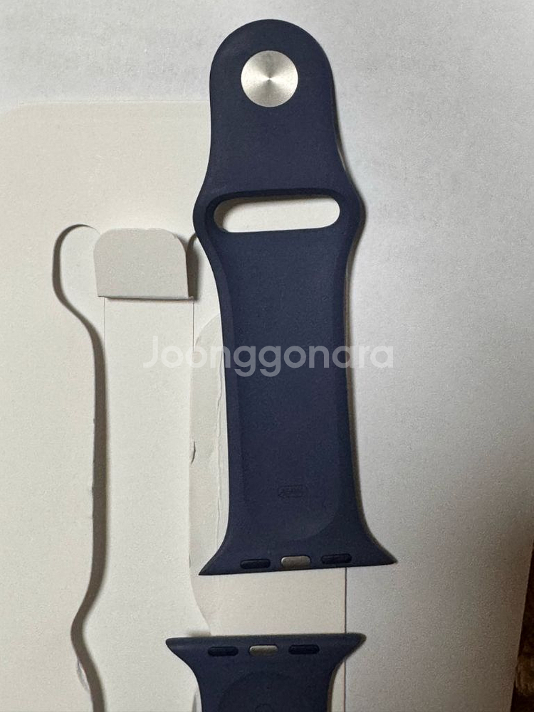 애플 정품 애플워치 스트랩 데님 스포츠밴드 46mm M/L--5