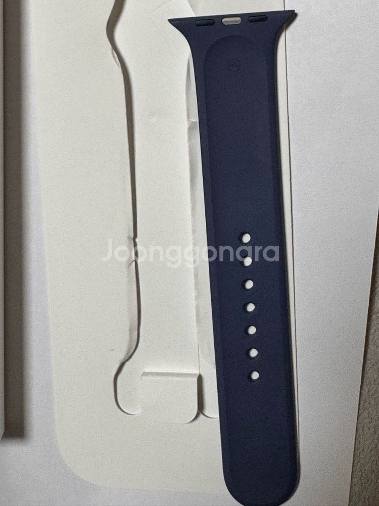 애플 정품 애플워치 스트랩 데님 스포츠밴드 46mm M/L--6