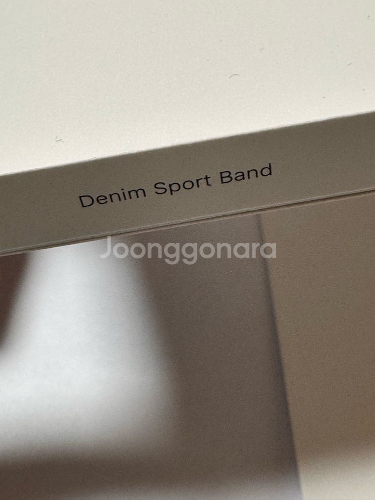 애플 정품 애플워치 스트랩 데님 스포츠밴드 46mm M/L--7