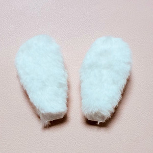 [2개 1세트] 탑꾸 토끼귀 파츠 부자재 화이트