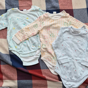 오아이비 밤부 바디수트 3장 70사이즈