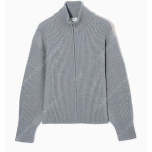 <택있음>COS리브드 울 보머 재킷(S/그레이)